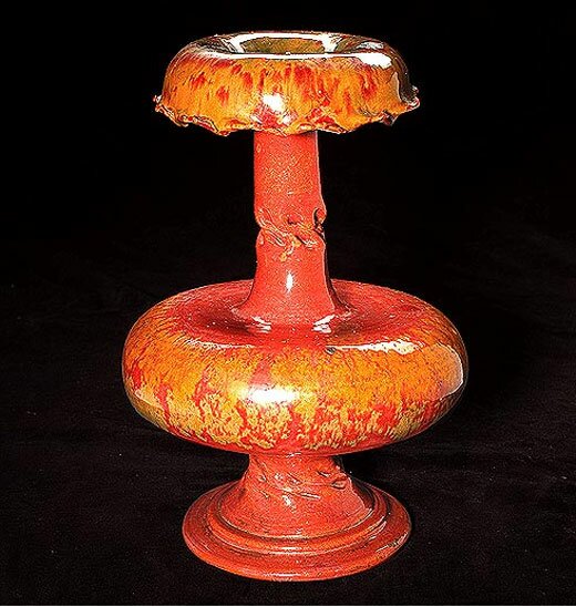 George Ohr - Fountain Vase