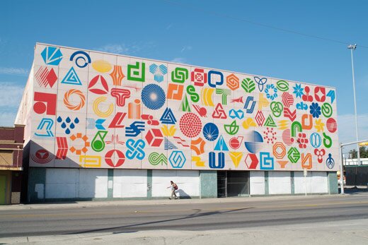 Anton Vidokle mural in San Antonio Texas