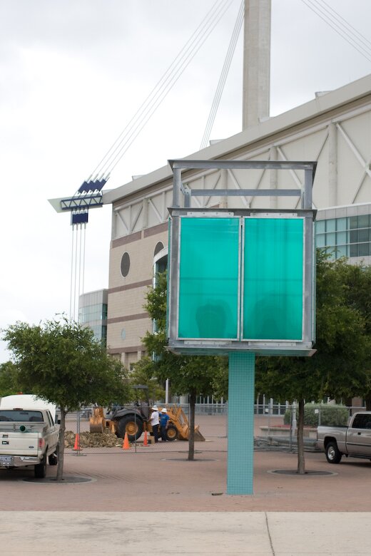 aqua mystery box in san antonio texas alamodome lot