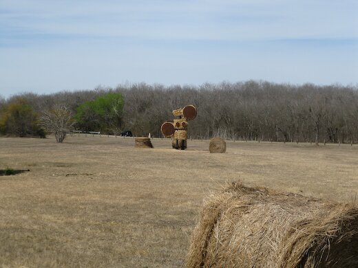 Tom Otterness Makin' Hay in San Antonio, TX